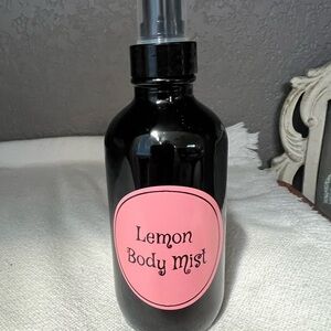 Lemon Body Mist - Black Bottle